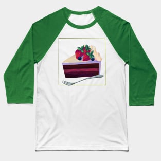 Strawberry Cake I Baseball T-Shirt